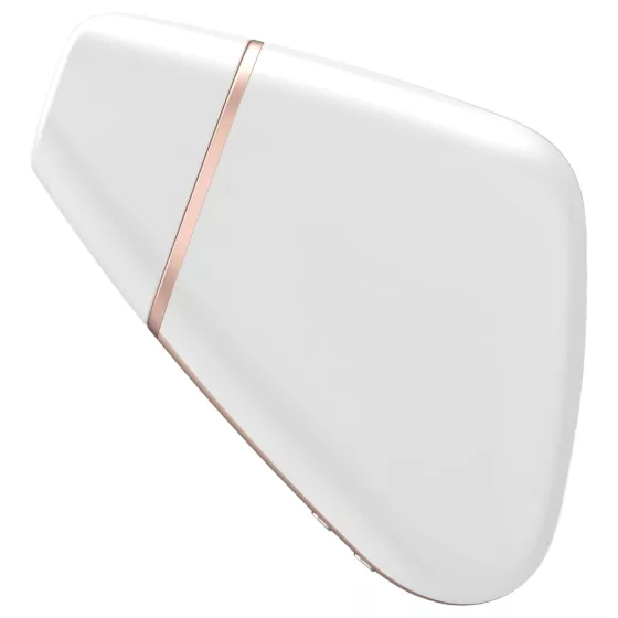 Satisfyer Love Triangle - Aplikáciou ovládaný klitorálny stimulátor s vlnami vzduchu (biely)