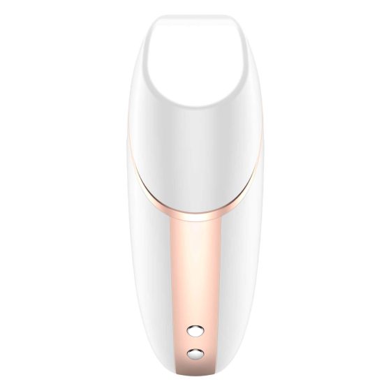 Satisfyer Love Triangle - nabíjací, vodotesný, smart vibrátor a stimulátor na klitoris (biely)