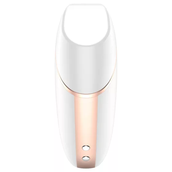 Satisfyer Love Triangle - Aplikáciou ovládaný klitorálny stimulátor s vlnami vzduchu (biely)