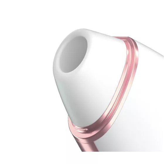 Satisfyer Love Triangle - Aplikáciou ovládaný klitorálny stimulátor s vlnami vzduchu (biely)
