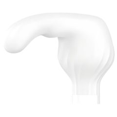   Satisfyer Double Wand-er - chytrý masážny vibrátor (biely)