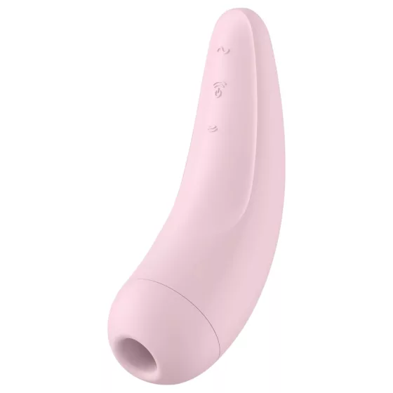 Satisfyer Curvy 2+ - aplikáciou ovládaný pulzačný stimulátor klitorisu (ružový)