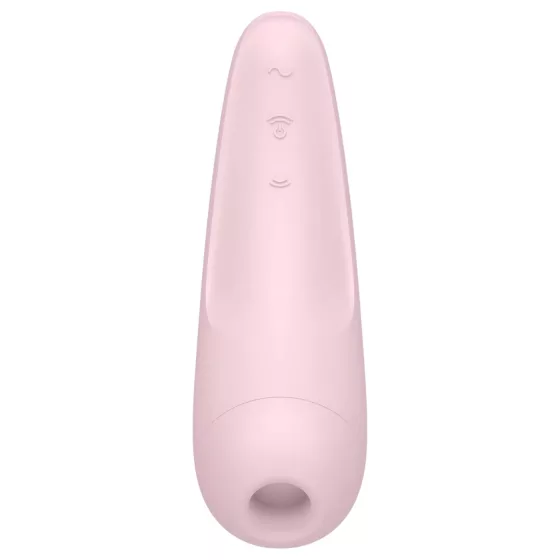 Satisfyer Curvy 2+ - aplikáciou ovládaný pulzačný stimulátor klitorisu (ružový)