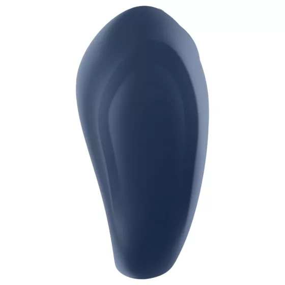 Satisfyer Strong One - vibračný erekčný krúžok pre mužov s ovládaním cez aplikáciu (modrý)