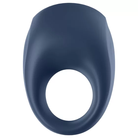Satisfyer Strong One - vibračný erekčný krúžok pre mužov s ovládaním cez aplikáciu (modrý)