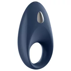  Satisfyer Mighty One - Vibračný erekčný krúžok pre mužov s ovládaním cez aplikáciu (modrý)