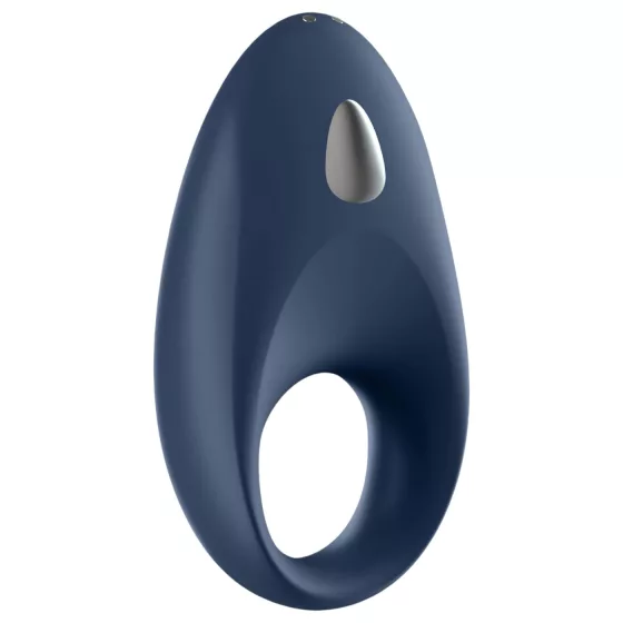 Satisfyer Mighty One - vibračný erekčný krúžok - smart funkcia - modrý