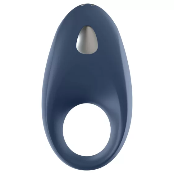 Satisfyer Mighty One - vibračný erekčný krúžok - smart funkcia - modrý