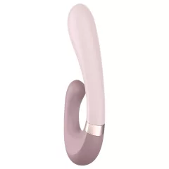   Satisfyer Heat Wave - aplikáciou ovládaný vyhrievací vibrátor (béžový)