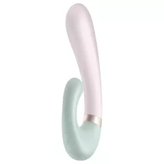   Satisfyer Heat Wave - vibrátor s vyhrievaním a ramenom - mätová