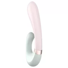   Satisfyer Heat Wave - vibrátor s vyhrievaním a ramenom - mätová