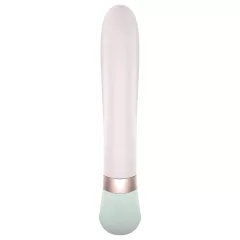   Satisfyer Heat Wave - vibrátor s vyhrievaním a ramenom - mätová