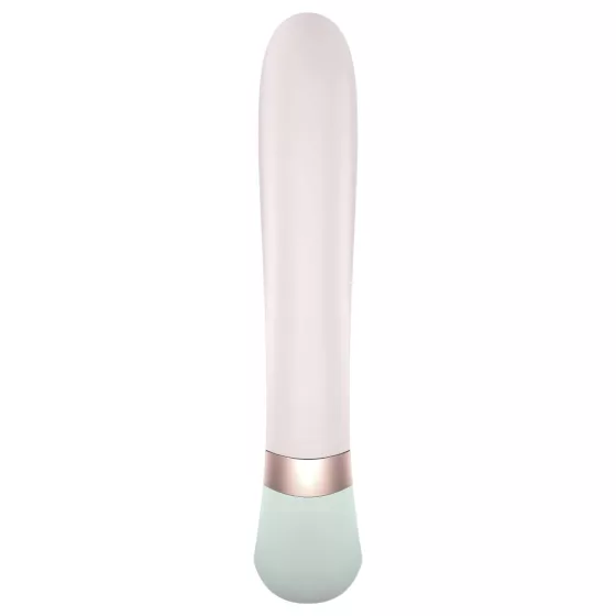 Satisfyer Heat Wave - vibrátor s vyhrievaním a ramenom - mätová