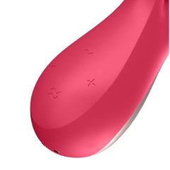   Satisfyer Mono Flex - nabíjací, vodotesný smart vibrátor (červený)