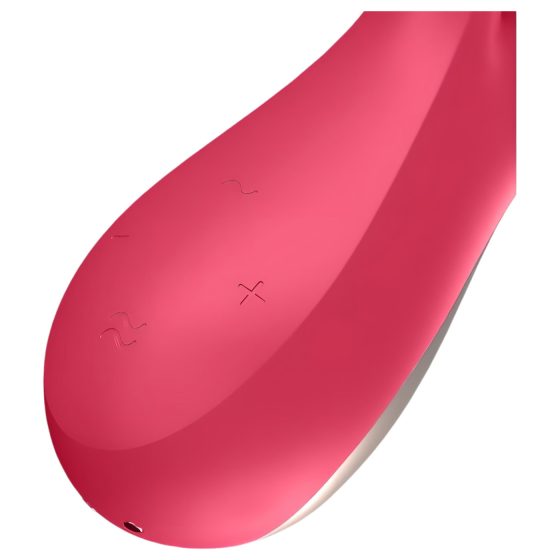 Satisfyer Mono Flex - vibrátor pre ženy - vodotesný - červený