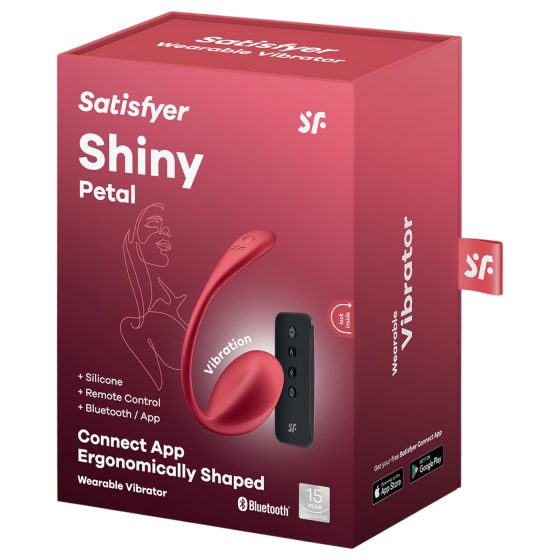 Satisfyer - vibračné vajíčko na diaľkové ovládanie - červené