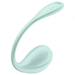   Satisfyer Smooth Petal - nositeľné vibračné vajíčko ovládané aplikáciou (zelené)
