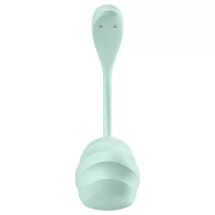   Satisfyer Smooth Petal - nositeľné vibračné vajíčko ovládané aplikáciou (zelené)