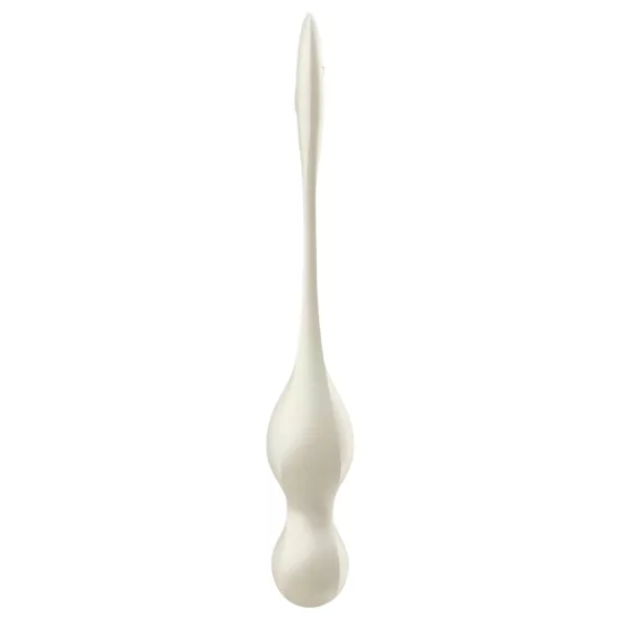 Satisfyer Love Birds 1 - vibračná venušina gulička ovládaná aplikáciou (biela)