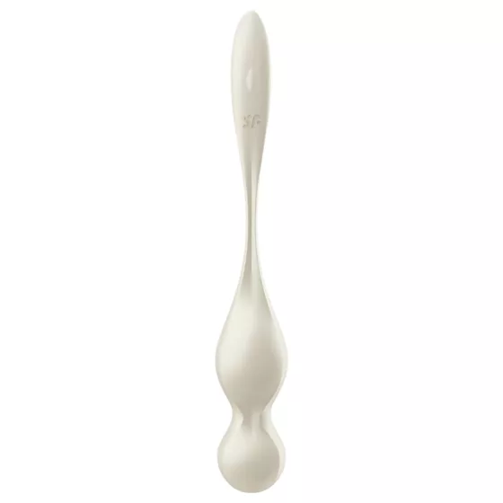 Satisfyer Love Birds 1 - vibračná venušina gulička ovládaná aplikáciou (biela)