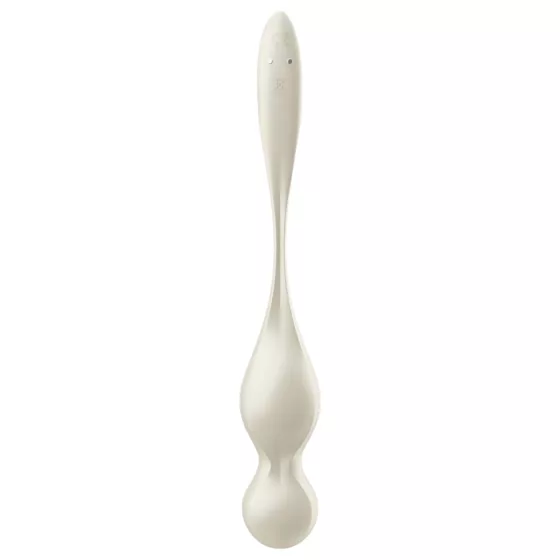 Satisfyer Love Birds 1 - vibračná venušina gulička ovládaná aplikáciou (biela)