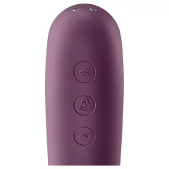   Satisfyer Dual Kiss - 2v1, vaginálny a klitorálny vibrátor (fialový)