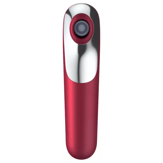 Satisfyer Dual Love - aplikáciou ovládaný klitorálny vibrátor (červený)