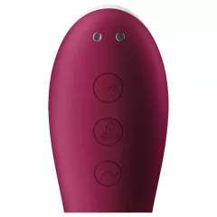   Satisfyer Dual Crush 2v1 stimulátor klitorisu + vibrátor na bod G (červený)