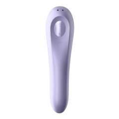   Satisfyer Dual Pleasure - nabíjací, vodotesný smart vibrátor na klitoris a vagínu (fialový)