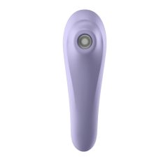  Satisfyer Dual Pleasure - nabíjací, vodotesný smart vibrátor na klitoris a vagínu (fialový)