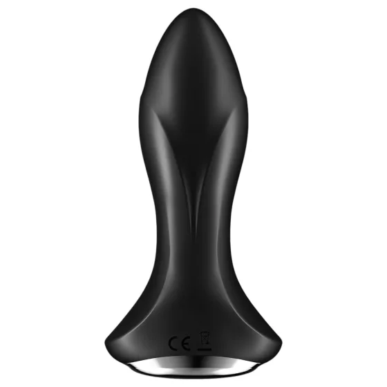 Satisfyer Rotator Plug 1 - korálkový análny vibrátor (čierny)