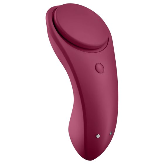 Satisfyer - vibrátor do nohavičiek - smart, vodotesný - červený