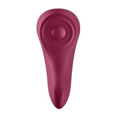   Satisfyer Sexy Secret - nabíjací, vodotesný smart vibrátor na klitoris (bordový)