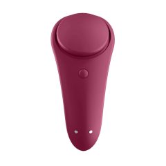   Satisfyer Sexy Secret - nabíjací, vodotesný smart vibrátor na klitoris (bordový)