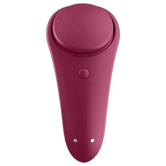 Satisfyer - vibrátor do nohavičiek - smart, vodotesný - červený