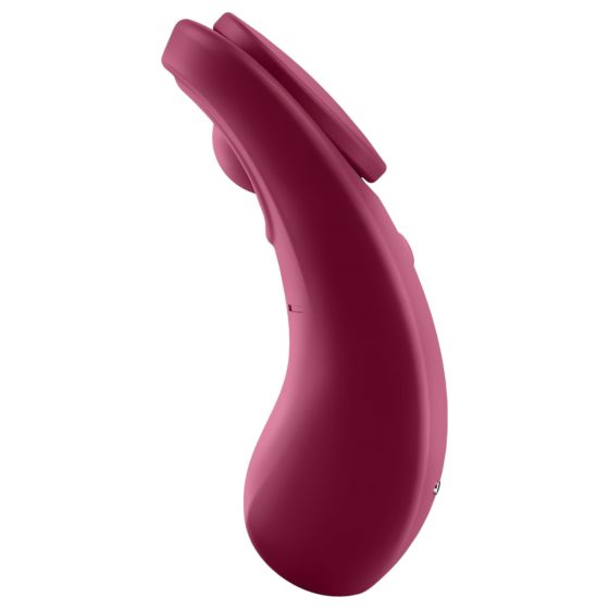 Satisfyer - vibrátor do nohavičiek - smart, vodotesný - červený