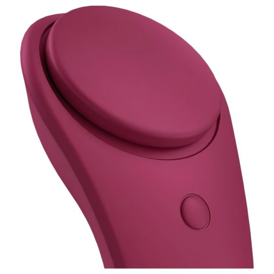 Satisfyer - vibrátor do nohavičiek - smart, vodotesný - červený