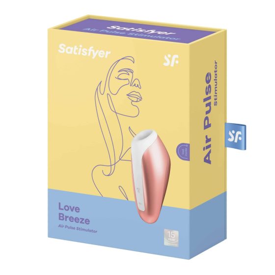 Satisfyer Love Breeze - nabíjací, vodotesný stimulátor na klitoris (broskyňový)