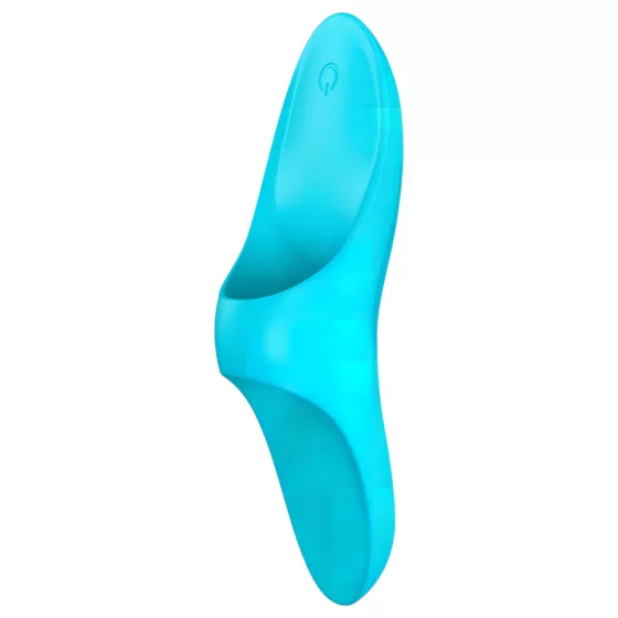 Satisfyer - vibrátor na prst - nabíjateľný, vodotesný - tyrkysový
