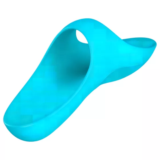 Satisfyer - vibrátor na prst - nabíjateľný, vodotesný - tyrkysový
