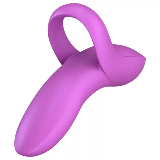 Satisfyer Bold Lover - akumulátorový, vodotesný vibračný prsteň (ružový)