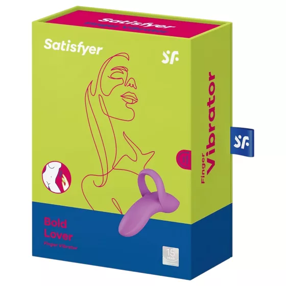 Satisfyer Bold Lover - akumulátorový, vodotesný vibračný prsteň (ružový)