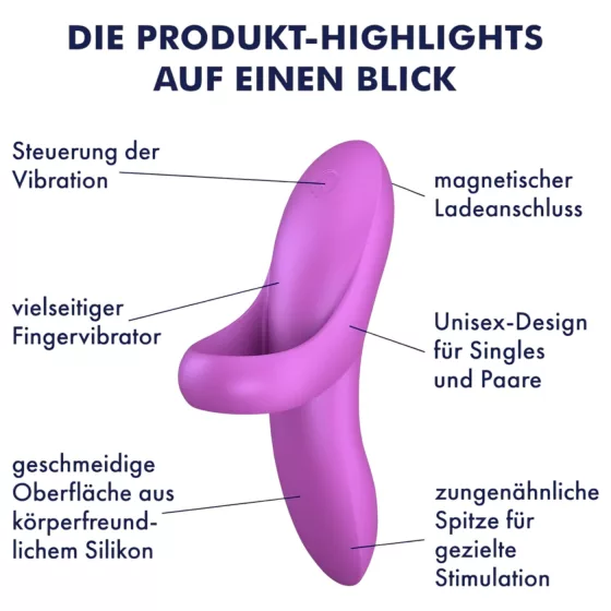 Satisfyer Bold Lover - akumulátorový, vodotesný vibračný prsteň (ružový)