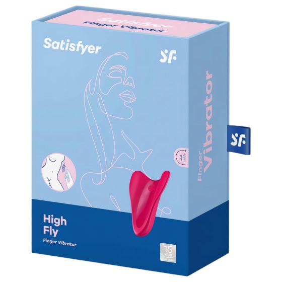 Satisfyer High Fly - nabíjateľný klitorálny vibrátor - vodotesný - ružový