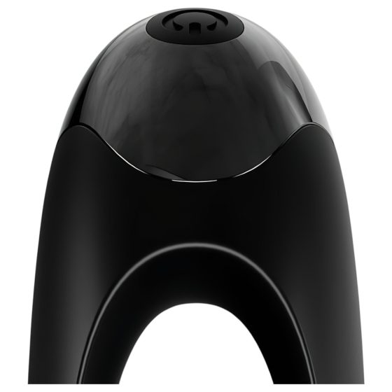 Satisfyer Candy Cane - nabíjateľný, vodotesný dvojitý vibrátor (čierny)