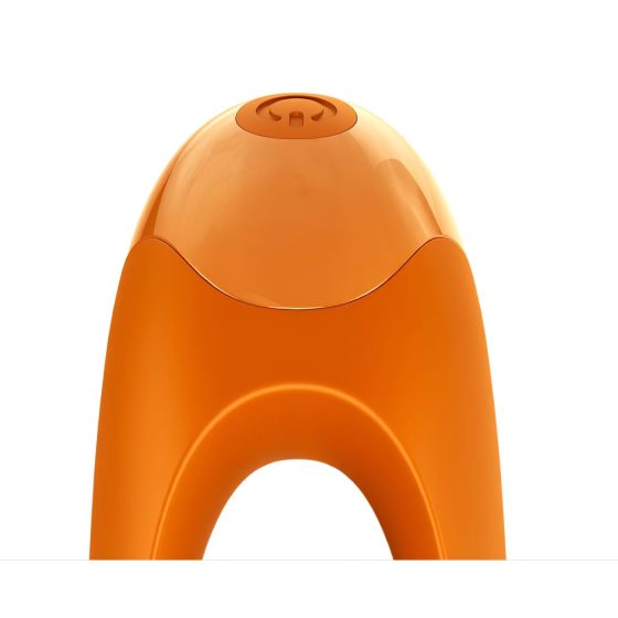 Satisfyer Candy Cane - nabíjateľný, vodotesný dvojitý vibrátor (oranžový)