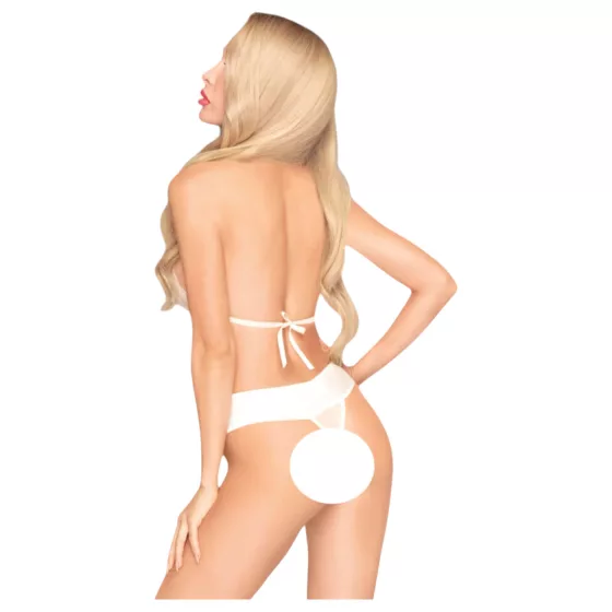 Penthouse Perfect Lover - body s golierom - biela