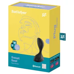   Satisfyer Sweet Seal - análne vibračné vajíčko ovládané aplikáciou (čierne)