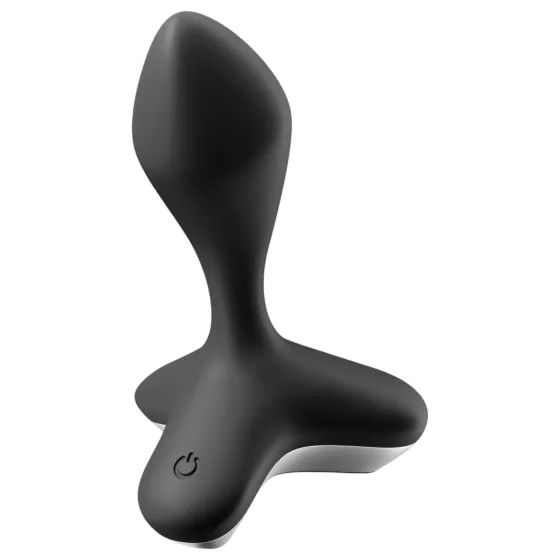 Satisfyer - análny vibrátor s akumulátorom - čierny