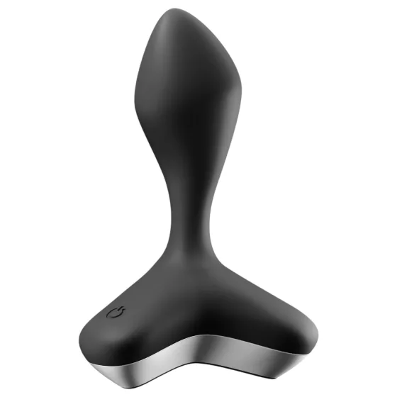 Satisfyer - análny vibrátor s akumulátorom - čierny